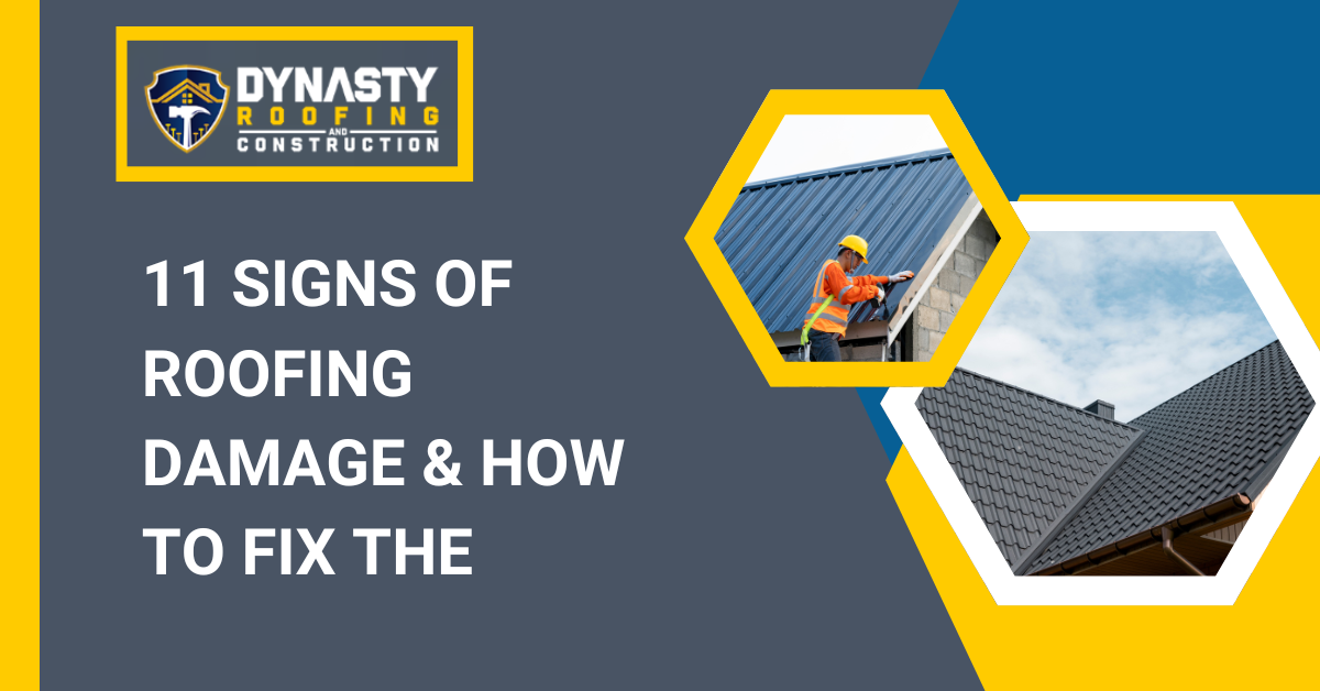 11 signs of roofing damage and how to fix them
